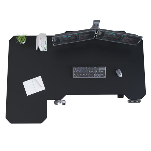 Inbox Zero Bureau debout à hauteur réglable en L Daycia et Commentaires